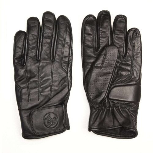 Age of Glory Rover Leather CE Waxed Gloves - Black