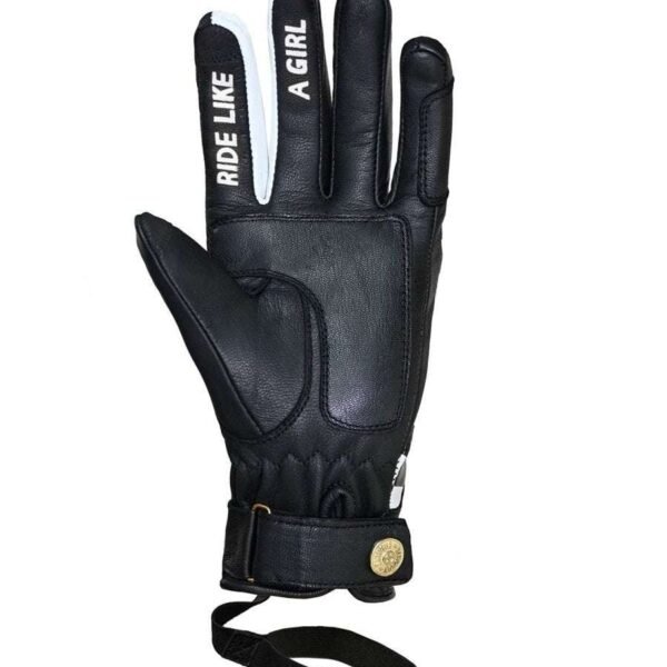 EUDOXIE Jody Beth Gloves - Sleek Black and White