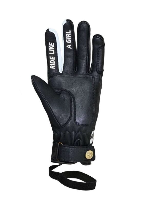 EUDOXIE Jody Beth Gloves - Sleek Black and White