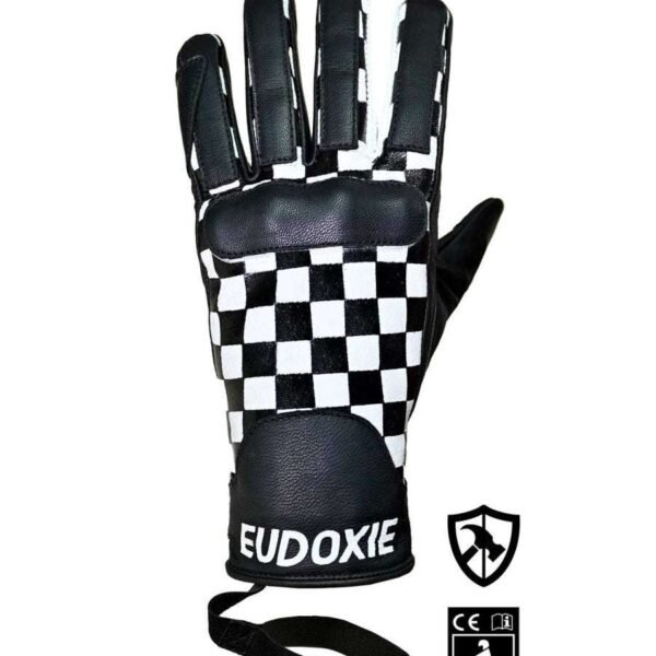 EUDOXIE Jody Beth Gloves - Sleek Black and White