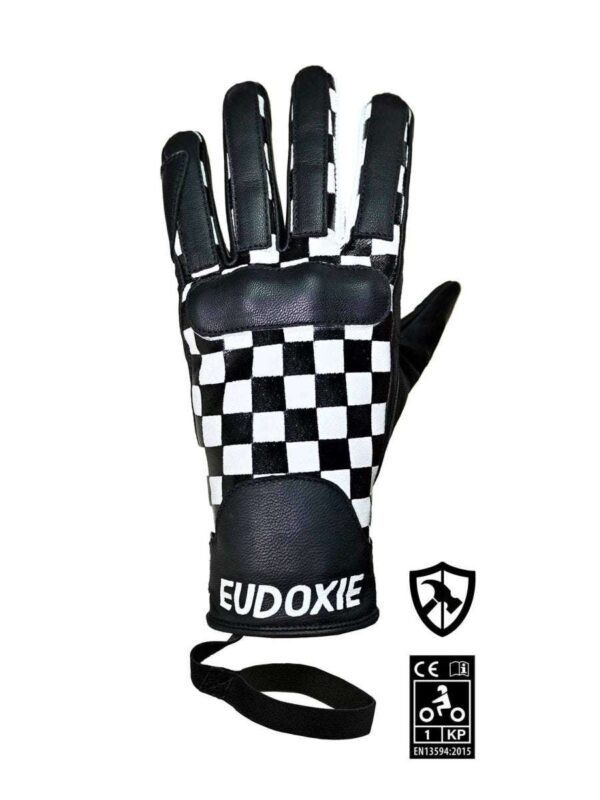 EUDOXIE Jody Beth Gloves - Sleek Black and White