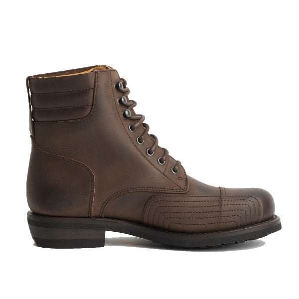 rokker urban racer boot in dark brown