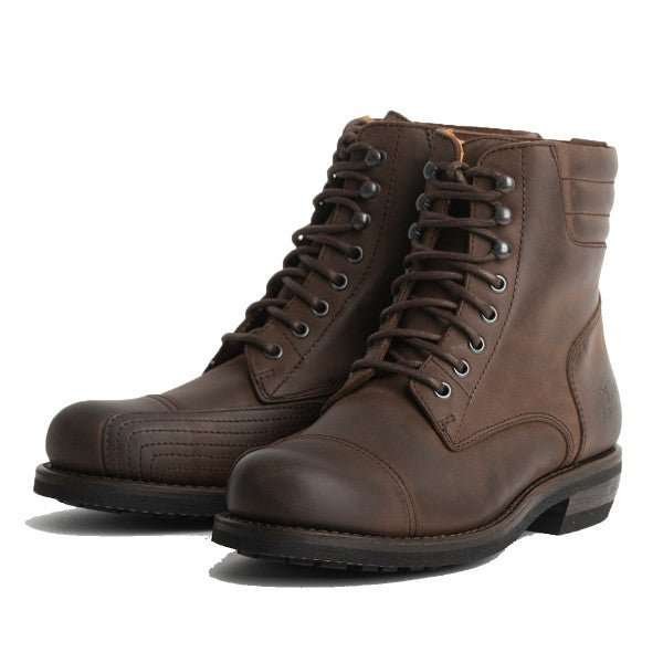 rokker urban racer boot in dark brown