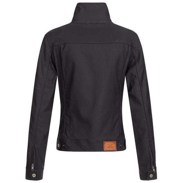 rokker womens short jacket in black