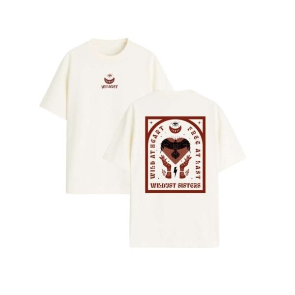 wildust sisters wild heart t shirt in white 128280 2000x